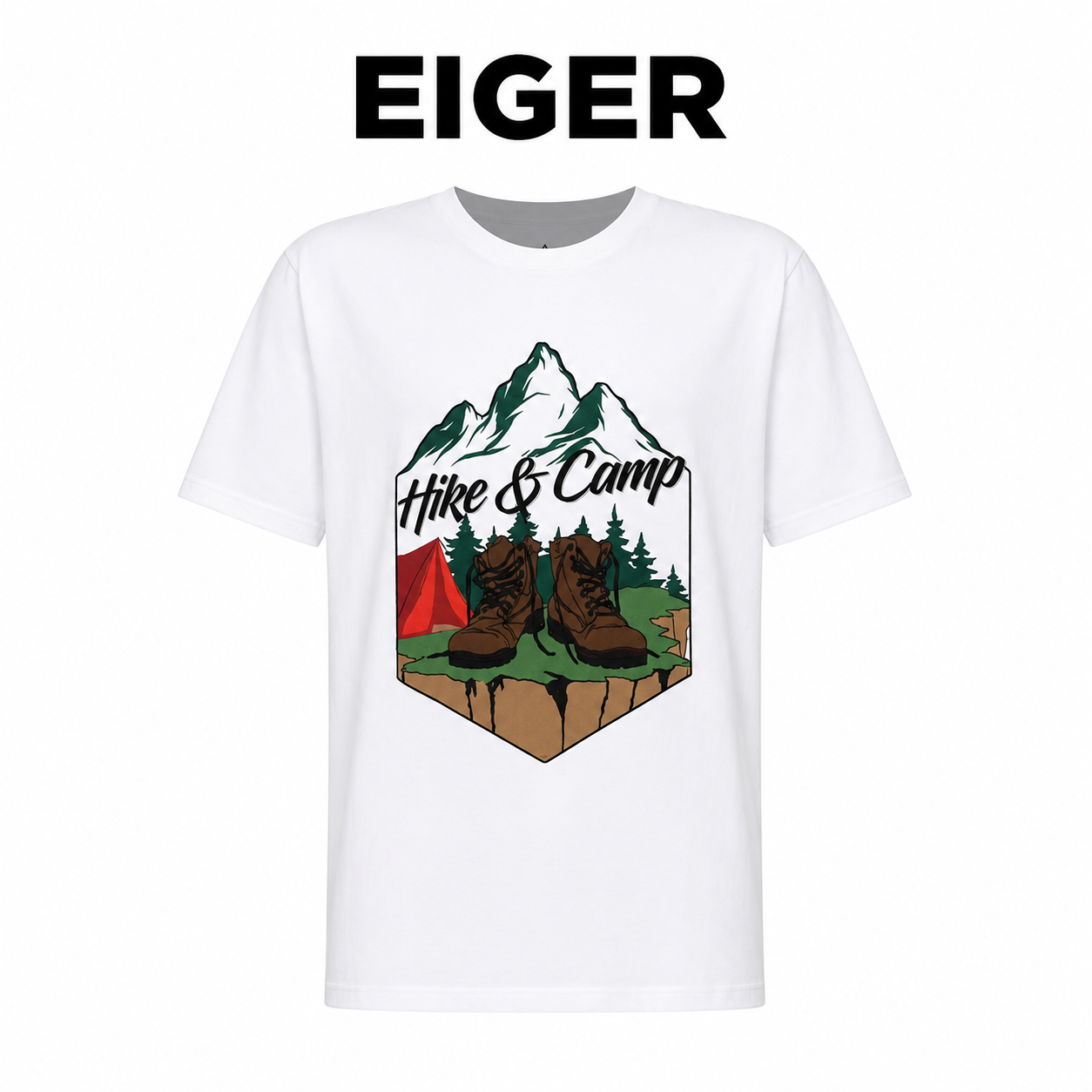 EIGER JR HIKE AND CAMP KIDS T-SHIRT