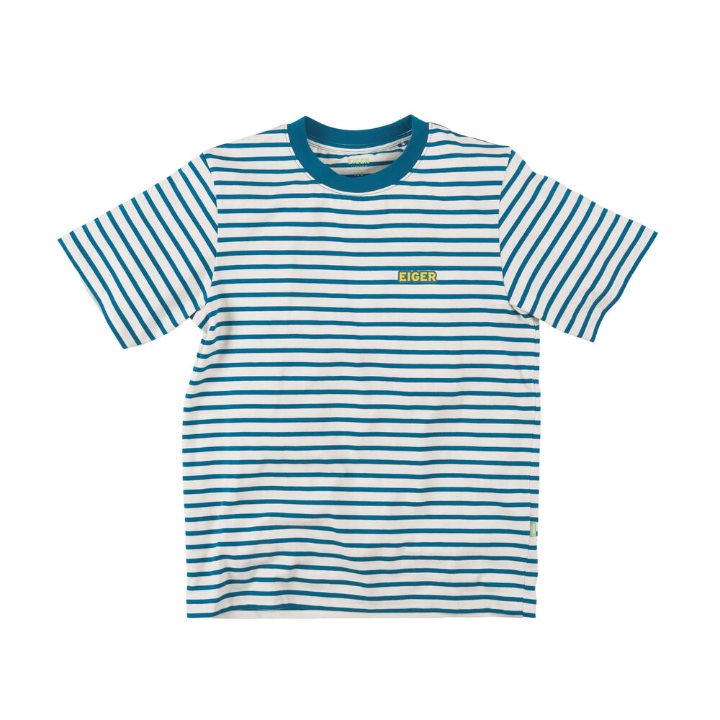 EIGER JR MOORLAND STRIPE SS TEES image 2