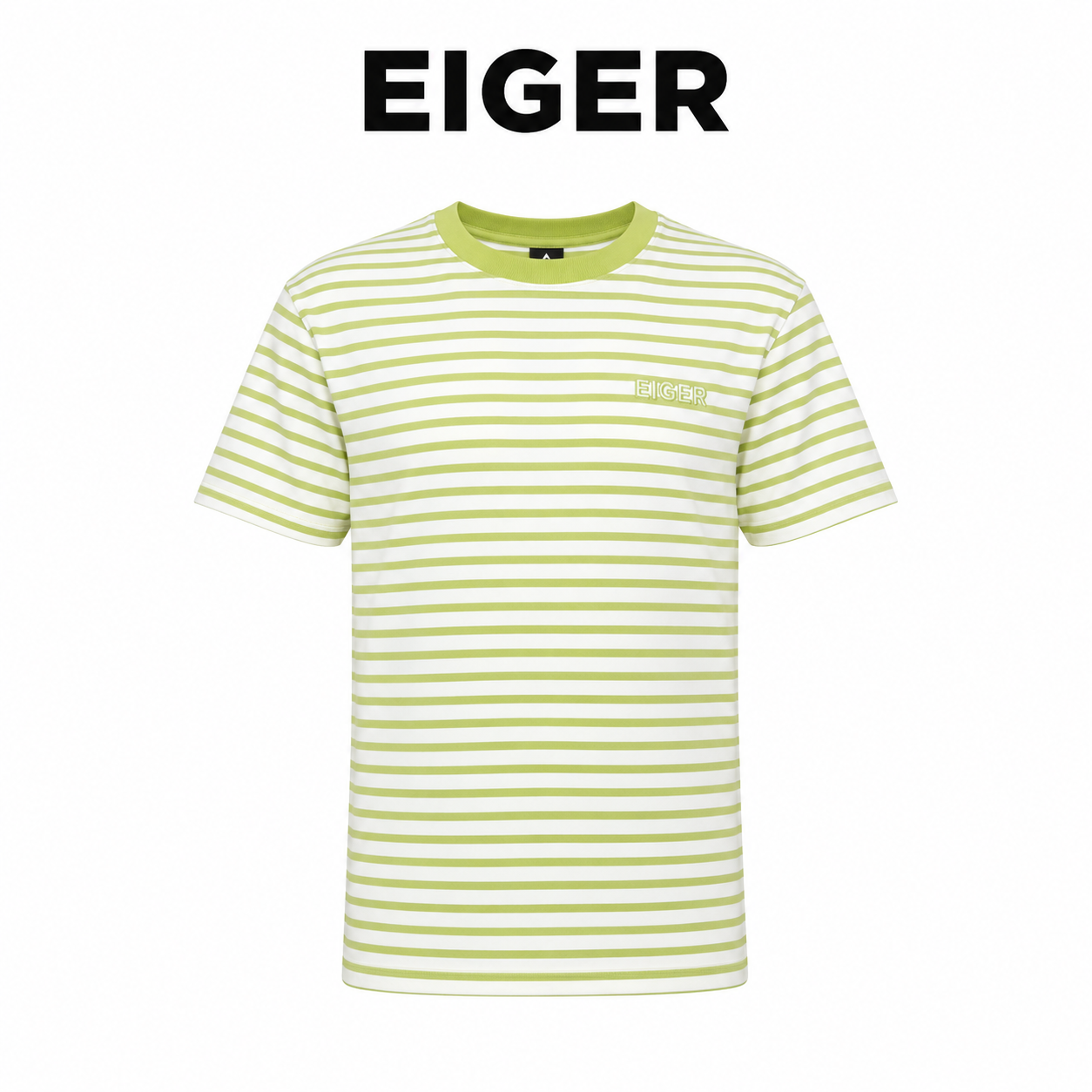 EIGER JR MOORLAND STRIPE SS TEES